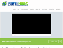 Tablet Screenshot of powerforex.com